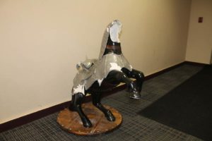 The headless horse. (Saugerties police photo)