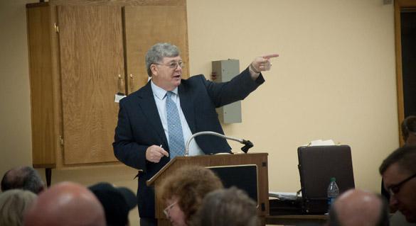 Conservative Party Chairman George Heidcamp came up with the idea (photo by Will Dendis)