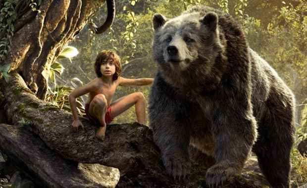 Mowgli (Neel Sethi) and Baloo the bear (voiced by Bill Murray) in The Jungle Book. It’s one of the few films I’ve seen lately that is absolutely worth the extra few bucks to rent those goggles.