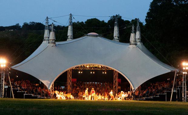 The Hudson Valley Shakespeare Festival season gets underway with previews of As You Like It beginning on June 7, Macbeth on June 8 and Measure for Measure on June 9 at Boscobel. (photo by William Marsh)