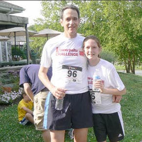 Pictured are participants in last year's New Paltz Challenge Father's Day Run. This year's half marathon and 5K will take place in New Paltz on Sunday, June 19.