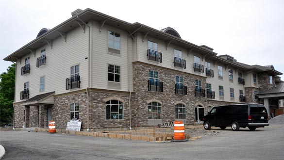 The new Hampton Inn at South Putt Corners and Route 299 in New Paltz. (photo by Lauren Thomas)