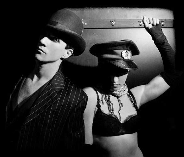 The Dresden Dolls - before they were a band, they ran the coatroom at the Kit Kat Klub.