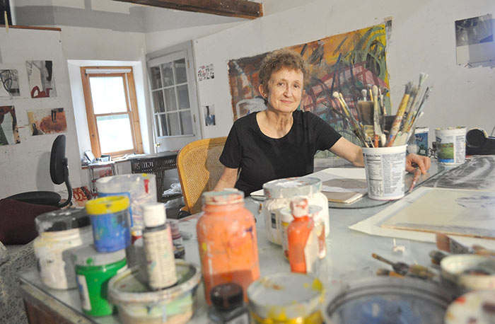 The Women’s Studio Workshop will be honoring Tatana Kellner, WSW’s artistic director and co-founder (pictured above), at its ninth annual gala and auction, which will be held at the Senate Garage in uptown Kingston this Sunday, September 18. She is stepping down as artistic director of the organization’s residency program. (Photo by Lauren Thomas)