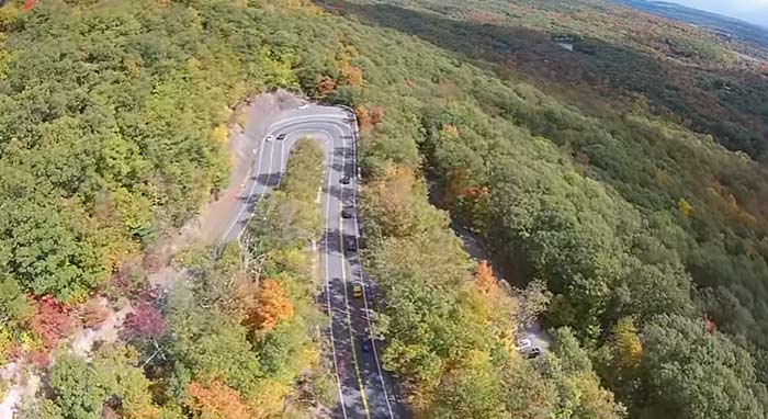 Motorist Tries To Drift On New Paltz Hairpin Turn Loses Focus