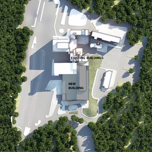 A rendition of the future Mary’s Avenue campus, known in the past as Benedictine Hospital.
