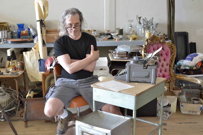 Michael Pope in his Kingston studio