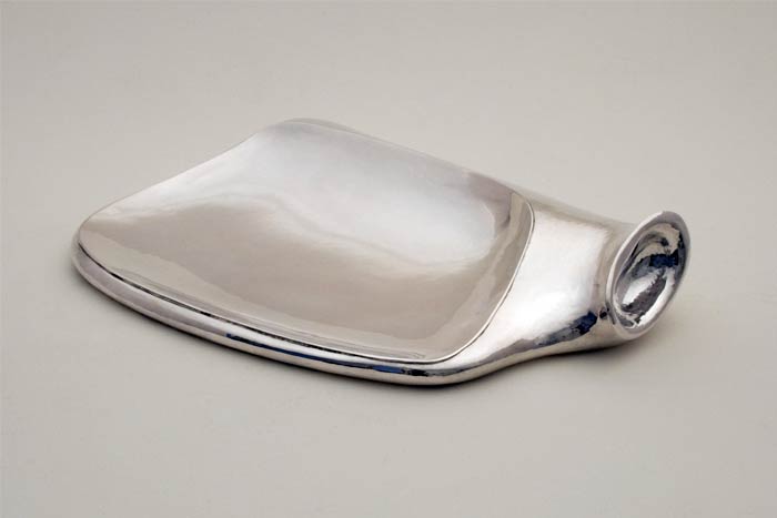 Myra Mimlitsch-Gray, Something for the Table, 2013, silver, 2.5 x 12 x 8 in. (photo courtesy of the artist)