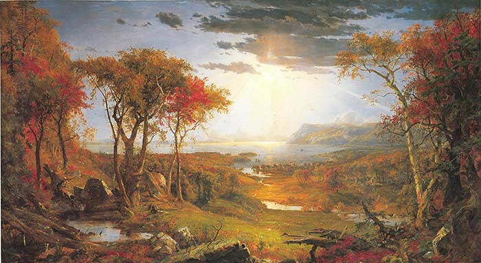 Autumn: On the Hudson River, an 1860 work by Jasper Francis Cropsey
