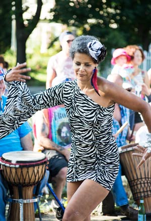 The original Million Women Drummers Gathering took place in 2013 at the Ulster County fairgrounds on Libertyville Road in New Paltz. The follow-up event will take place on October 15 and 16, mostly in the same location. (Dion Ogust | Almanac Weekly)