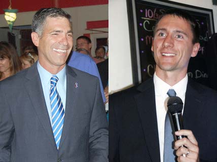County Executive Mike Hein and Kingston Mayor Steve Noble