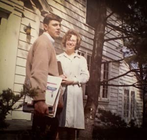 Bruce McKinney and Jane Redfern in high school.