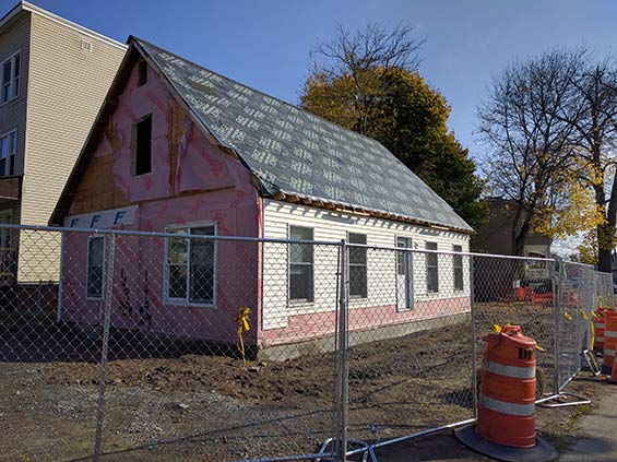 The house after being relocated 