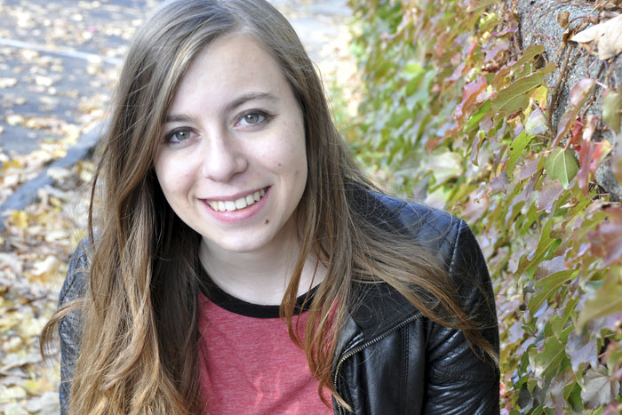 New Paltz Times high school columnist Kate Fishman. (photo by Lauren Thomas)