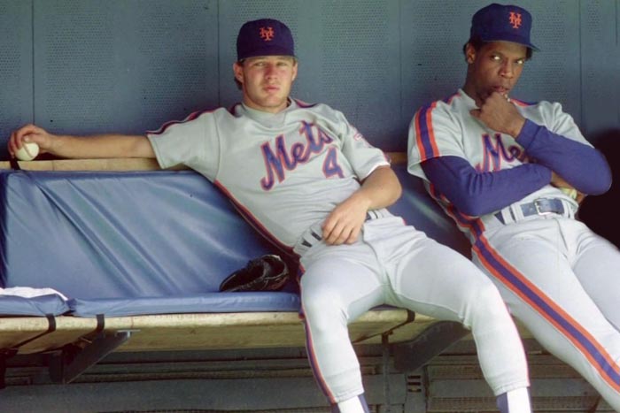 MLB Legends Dwight Gooden and Lenny Dykstra Visit Syracuse