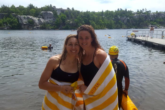 A Memorial Swim Is Held At Minnewaska For Terry Laughlin Hudson Valley One