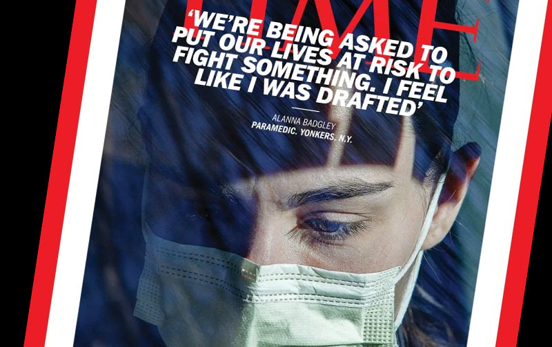 Time Magazine cover features New Paltz Rescue EMT veteran Alanna Badgley