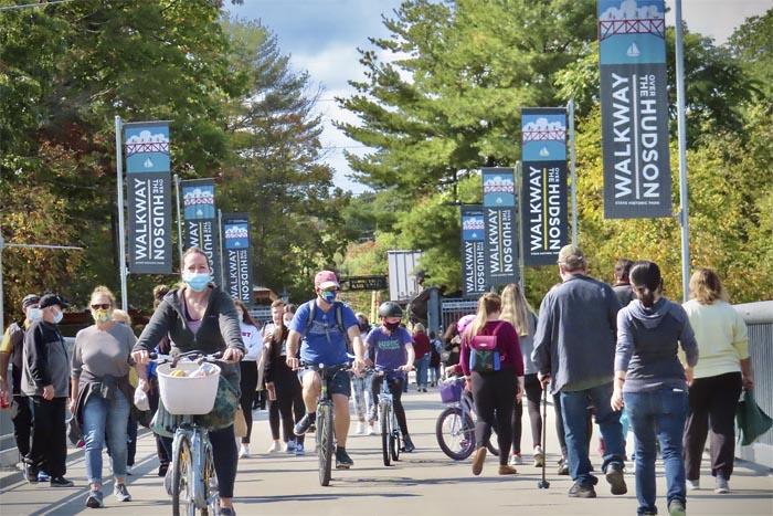 Walktoberfest Brings Masked Revelers To Walkway Over The Hudson ...