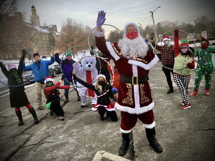 Holiday Hoopla rolls through New Paltz, spreading socially-distanced ...