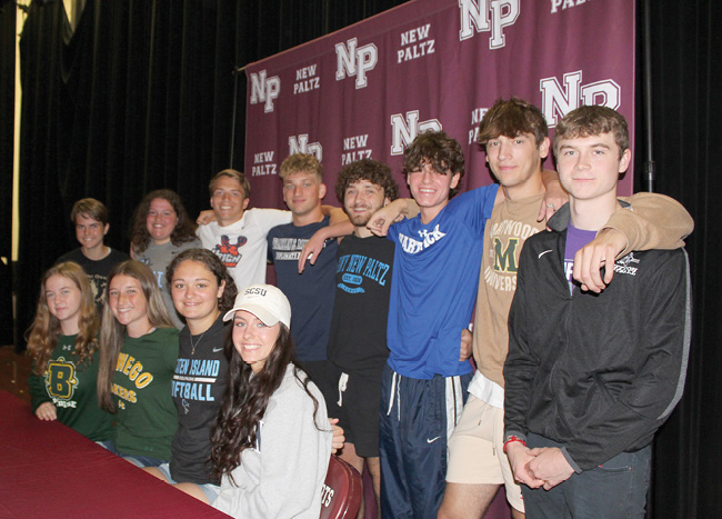 New Paltz High School sports standout players sign for their futures ...