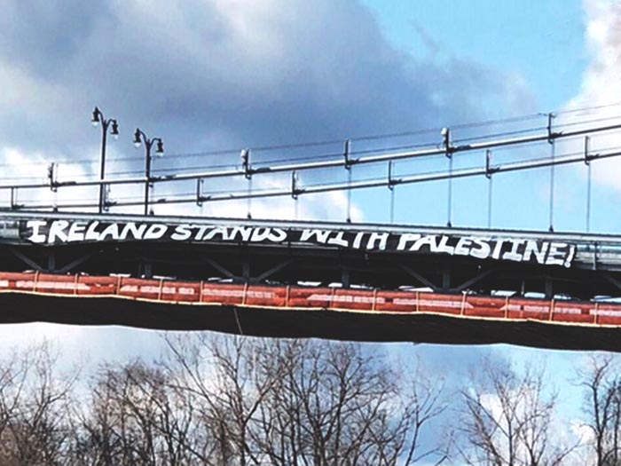 Ireland stands with Palestine! Hudson Valley One