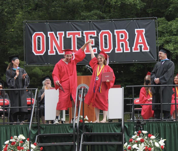 Onteora High School celebrates Class of 2024 during graduation - Hudson ...